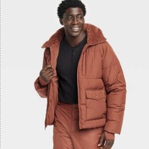 All in Motion Men's Rust Puffer Jacket